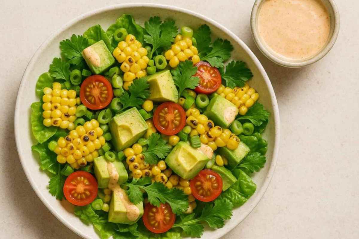 Grilled Corn and Avocado Salad