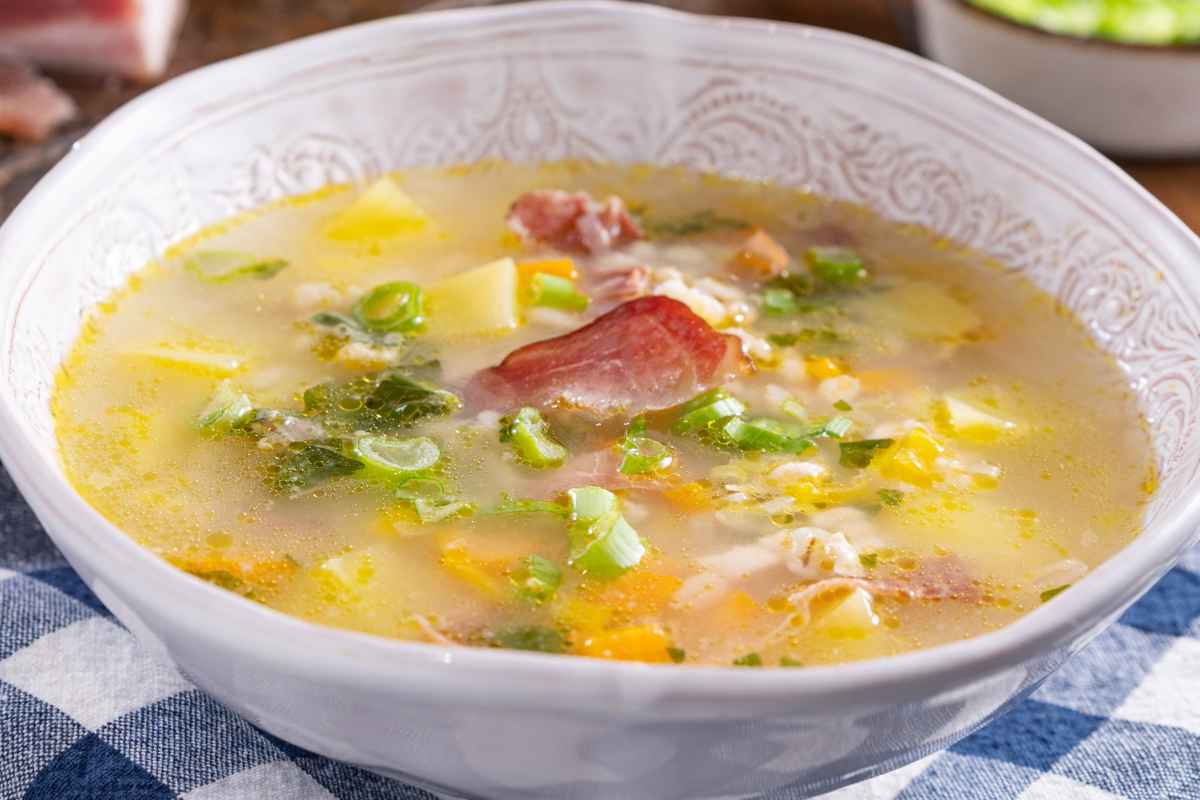 Lemony Barley Soup